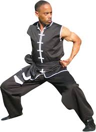 Sleeveless Kung Fu Uniform Set Poly Cotton Style 102 B