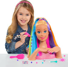 barbie rainbow sparkle styling head