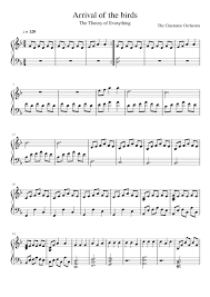 Arrival Of The Birds Sheet Music For Harp Solo Musescore Com