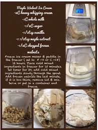 Maple Walnut Ice Cream Recipe Pampered Chef Ice Cream Maker Recipe Ice Cream Maker Recipes Cooking Ice Cream