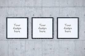 Set Of Three Square Frames Mockup In 2020 Frame Mockups Frame Mockup Free Digital Frame