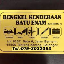 Bengkel Kenderaan Batu Enam