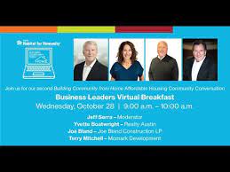 Terry mitchell momark development llc p. Ahfh Building Community From Home Business Leaders Virtual Breakfast Youtube