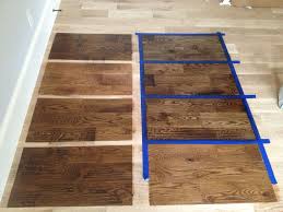 Duraseal Stains On White Oak Left Column From The Top Spicy Brown Nutmeg Medium Brown Hardwood Floor Stain Colors Hardwood Floor Colors Floor Stain Colors