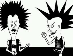 Black Beavis And Butthead Beavis And Butthead Comics Toons Gothic Art Cartoon