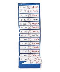 smethport scheduling wall pocket chart