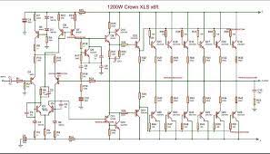 Most of the audio device that not producing power output signals from the audio source board. 1200w Power Amplifier Crown Xls 1200 Audio Amplifier Crown Amplifier Circuit Diagram