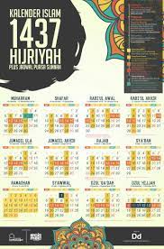 Sesuai dengan namanya, penanggalan dibuat berdasarkan revolusi bulan terhadap bumi dan matahari. Dopichi On Twitter Kalender Islam 1437 Hijriah Dan Jadwal Puasa Sunnah Http T Co 2lte5sw3ib