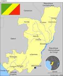 Hiérarchie administrative en république démocratique du congo. Carte Du Congo Brazzaville Brazzaville Congo Brazzaville Congo