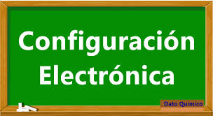 Dato Químico : Configuracion electronica