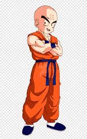 Resurrection 'f', krillin has taken up the job of a police officer, he wears a uniform with a yellow polo shirt and purple formal shorts, a badge, and a helmet. Dragonball Z Krillin Krillin Goku Dragon Ball Heroes Cell Dragon Ball Z Budokai Tenkaichi 2 Dragon Ball Z Hand Human Png Pngegg