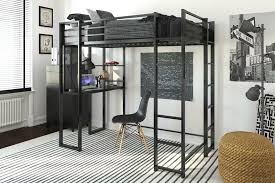 Aime Loft Bed With Bookcase Loft Bed Twin Size Loft Bed Loft Bed Frame
