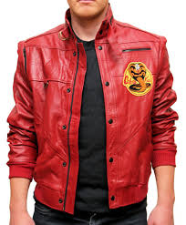 The Karate Kid Johnny Lawrence Cobra Kai Red Leather Jacket Bomber Jacket From Leatherworld2014 In 2020 Leather Jacket Leather Bomber Jacket Bomber Jacket Women