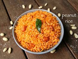 Peanut Rice Recipe Groundnut Masala Rice Lunch Box Recipe With Step By Step Photo Video A Tasty And F Breakfast Recipes Indian Indian Rice Recipes Recipes