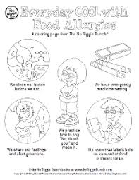 It consists of a base page together with a wheel that spins around. A Coloring Page From The No Biggie Bunch We Clean Our Hands Before We Eat We Have Emergency Medicine Nearby We Share Our Fee