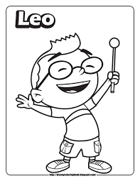 Little Einsteins Leo Coloring Page Little Einsteins Disney Coloring Sheets Birthday Coloring Pages