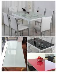 By cosco (2) black round metal 28 in. China 8 12mm Back Painted Glass Dining Table Screen Printing Glass Tabletops China Screen Printing Glass Toughened Glass Tops