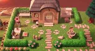 Aesthetics Layout Inspo On Instagram Villager Home Exterior Garden Design Credits In 2020 Animal Crossing Animal Crossing Villagers Animal Crossing Qr