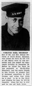 Carlyle Earl “Carl” DeGroat (1926-2006)