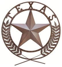 Decorative hooks are used to hang coats, umbrellas, or hats mirrors : Texas Star Wall Plaque Southwestern Metal Wall Art By Koolekoo Houzz