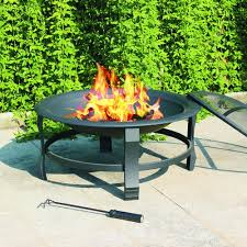 Two or three tiers of blocks should be enough for a full pit. Backyard Creations 29 Steel Fire Pit At Menards