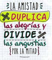 Crea imágenes con frases para compartir con nuestro creador de frases online y gratis! Crea Tu Frase La Amistad Duplica Las Alegrias Y Divide Las Angustias