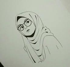 Home » kumpulan sketsa » top gambar sketsa animasi kartun islam. 150 Gambar Kartun Muslimah Berkacamata Cantik Sedih Terlengkap Sketsa Menggambar Wajah Menggambar Dengan Pensil