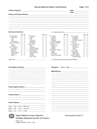 Printable H P Template Fill Online Printable Fillable Within History And Physical Template Word Printable Signs Recipe Template For Word Pdf Templates