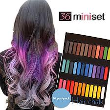 It's an easy technique to add a fun pop of bold color. Temporary Hair Dye Color Non Toxic Soft Pastels Chalk Colourful Hair Chalk Pens Temporary Colour For Girls For All Ages Makes A Great Birthday Gift 12 Color Walmart Canada