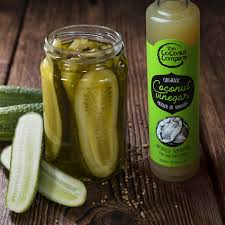 Garden pest controls, garden bird repellents Spicy Cucumber Pickled In Coconut Vinegar Naturally Fermented Goodness The Coconut Company