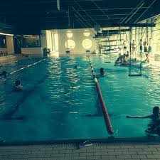 Hallenbad tenever is a building in germany. Schmerikon Hallenbad Pool