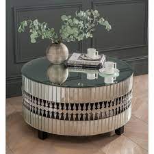 It seems people in american can't get enough of the gray and creamy toned antique furniture, often mixed with cheery blue and white gingham fabrics and surrounded by exquisite gilt mirrors and crystal chandeliers. 2018 Hotsale Home Hotel Living Room Round Crystal Mirror Coffee Table Buy Modern Round Mirror Coffee Table Living Room Coffee Table Mirror Furniture Table Product On Alibaba Com