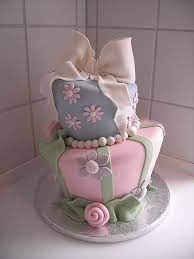 Whimsical Cake For Daughters First Birthday Cake Cake Decorating Baby Shower Cakes Girl