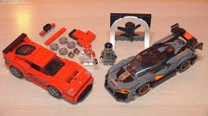 A classic 1970s porsche 911 lives again in lego the porsche joins a growing lineup of lego speed champions models, which includes cars such as the. Build Lego Speed Champions Mclaren Senna Ferrari F40 Youtube