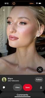 Simple hair and makeup for bride in Kalamazoo