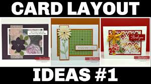 One of my handmade gifts was a little stationary set. Card Layout Episode 1 Take A Card Layout And Bring It To Life Series Youtube