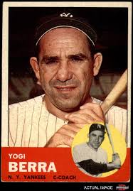 How to check baseball card value. 1963 Topps 340 Yogi Berra New York Yankees Baseball Card Deans Cards 4 Vg Ex Yankees Check Out This Great Pro Old Baseball Cards Baseball Cards Yogi Berra