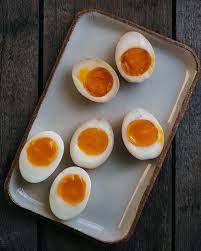 Carefully add the eggs into the boiling water with a slotted spoon to prevent them from breaking. Ramen School 003 Ajitama Ramen Eggs Adamliaw Com