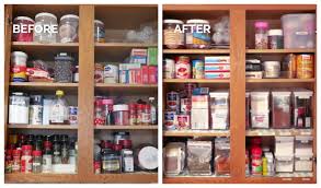 Organizing your kitchen cabinets is similar to organizing any room in your home, and before you put permanent practices in place, it's always a good idea to take stock of what you have and pare down, pare down, pare down. Baking And Spice Cabinet Organization Tips January Pinterest Challenge My Pinterventures