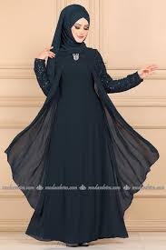 Modaselvim Abiye Broslu Sifon Tesettur Abiye Alm3012 Laci Musluman Modasi Moda Stilleri Elbise