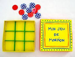 Un Jeu De Morpion Fait Maison Grandir Avec Nathan Jeu Du Morpion Jeux A Fabriquer Jeux