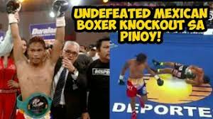 Latest boxing news about eden sonsona. Undefeated Mexican Boxer Knockout Sa Pinoy Eden Sonsona Vs Adrian Estrella Youtube