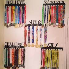 How To Hang Your Medals Wwws Sporthooks Com Running Medal Display Hanging Medals Displaying Medals