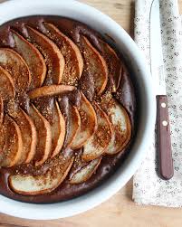 Gateau Choco Poire A La Farine De Chataigne Sans Plv Sans Gluten Autour D Un Plat
