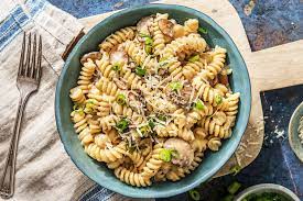 Creamy Mushroom Pasta Recipe Hellofresh Recipe Mushroom Recipes Pasta Creamy Mushroom Pasta Hello Fresh Recipes