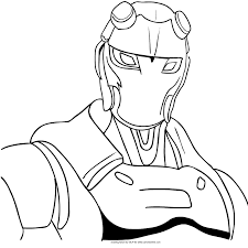 Click on the worksheet to open the pdf to print. Max Carbide From Fortnite Coloring Page