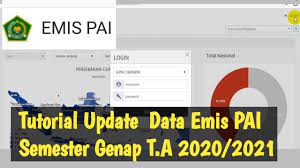 Pemutakhiran data emis ini di. Tutorial Update Data Emis Pai Semester Genap 2020 2021 Youtube
