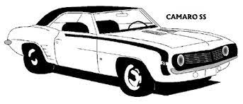 Car, chevrolet for preschool, kindergarten and elementary school children to print and color. Coloring Pages Camaro Car Coloring Pages
