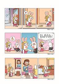 His meaty paws clamped on her pale arm. Bd Lapins Cretins Tome 3 Citations Humour Comics Comic Strips