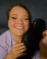 Nala loves to give kisses!!! This sweet girl might be shy at first but dont  be fooled, she has a HUGE heart. She is doing great with potty training and  is doggy door trained. She loves to play cuddle ...